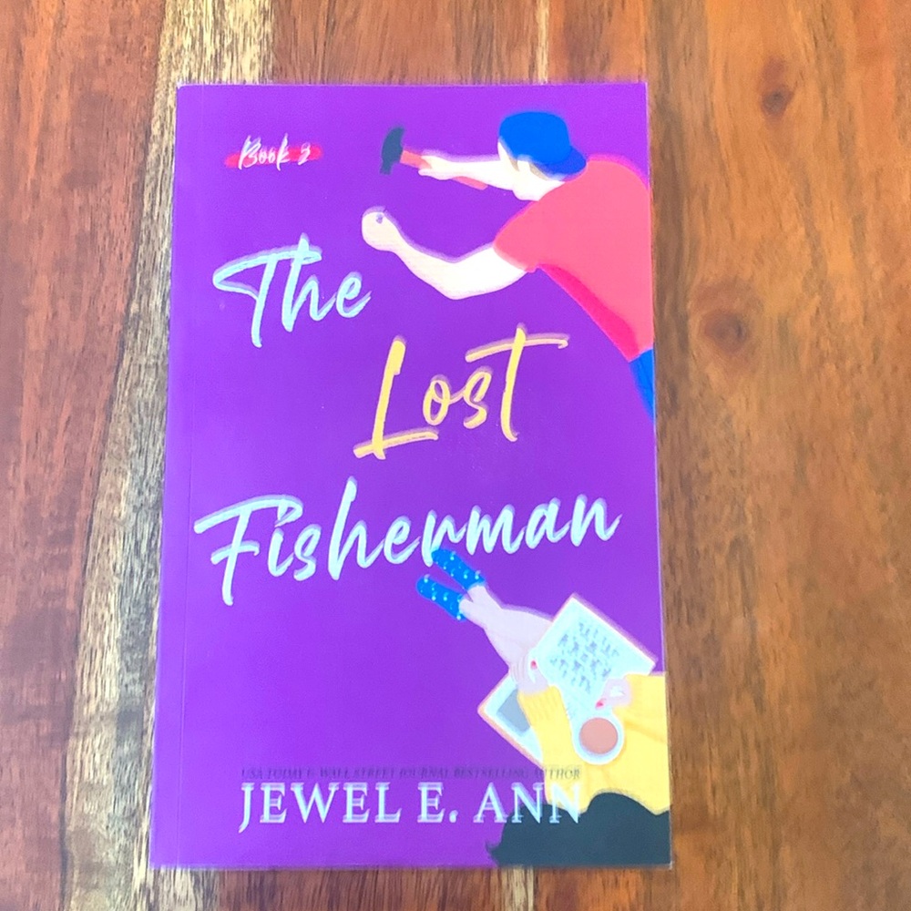 Paperback “The Lost Fisherman”. Book 3 by Jewel E. Ann romance genre